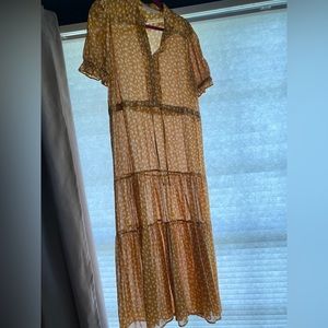 Christy Dawn Mustard Seed Floral Elle Dress M
